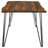 Neve Grey Sheesham Live Edge Dining Table