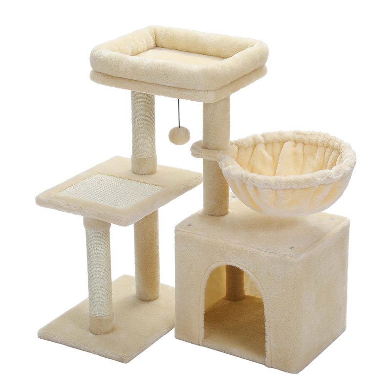 Tour pour chat 28,5 po de hauteur, Beige
