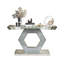 Miroir d'entrée hexagonal en cristal Sparkling
