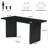 62-lnch Modern Rectangle Dining Table for 4-6