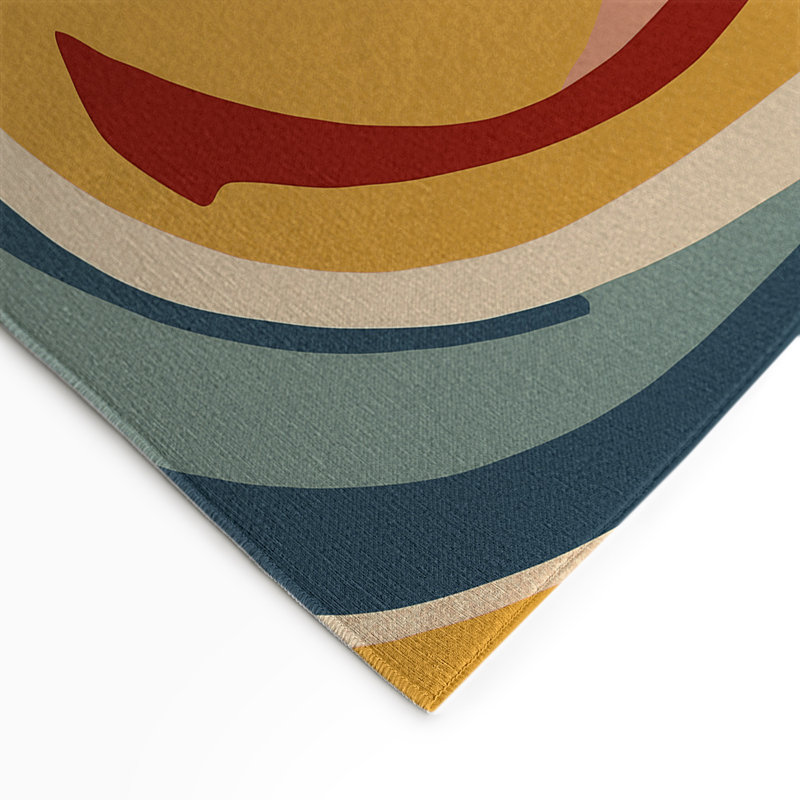 Tapis intérieur et extérieur Retro Stomp, Rectangle 1 pi 6 po x 2 pi 6 po