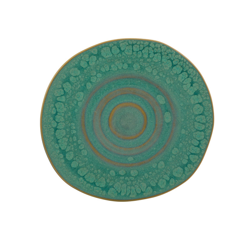 Gemstone Jade Stoneware Saucer
