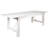 Dejon 8' x 40" Antique Rustic Folding Farm Table and Two Bench Set-873113445-873113440