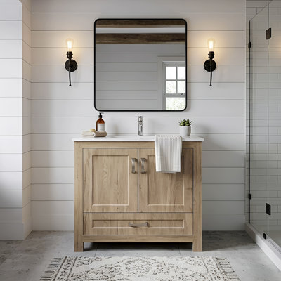 Livorno 30'' Single Bathroom Vanity with Ceramic Top