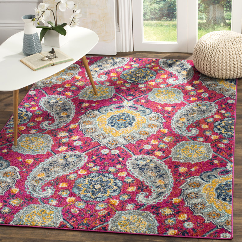Wisner Paisley Area Rug, Rectangle 155 x 229 cm