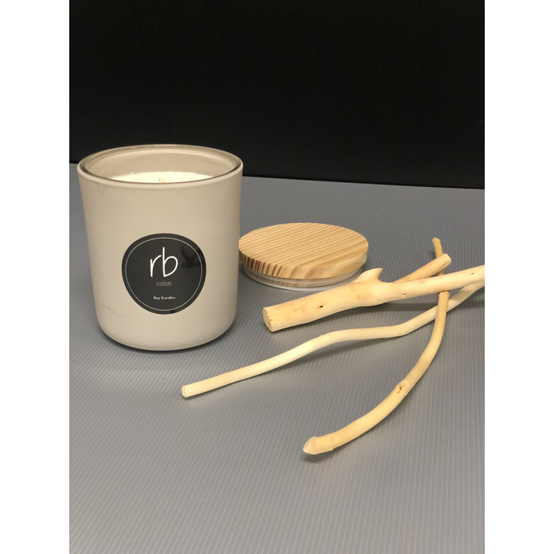 Prato Scented Jar Candle, Gray