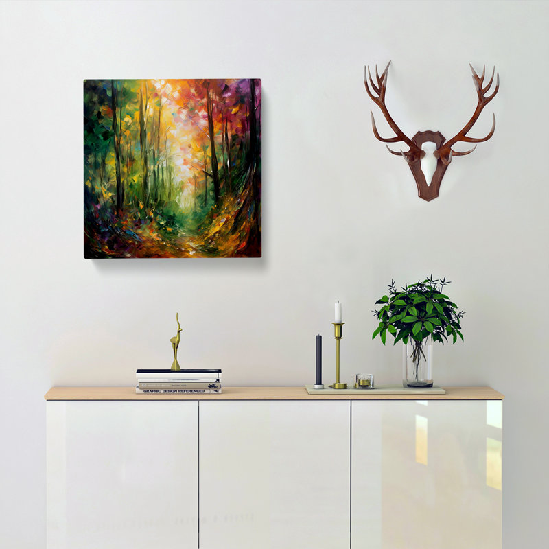 Forest Expressionism - Wrapped Canvas, 35cm H x 35cm W x 3cm D