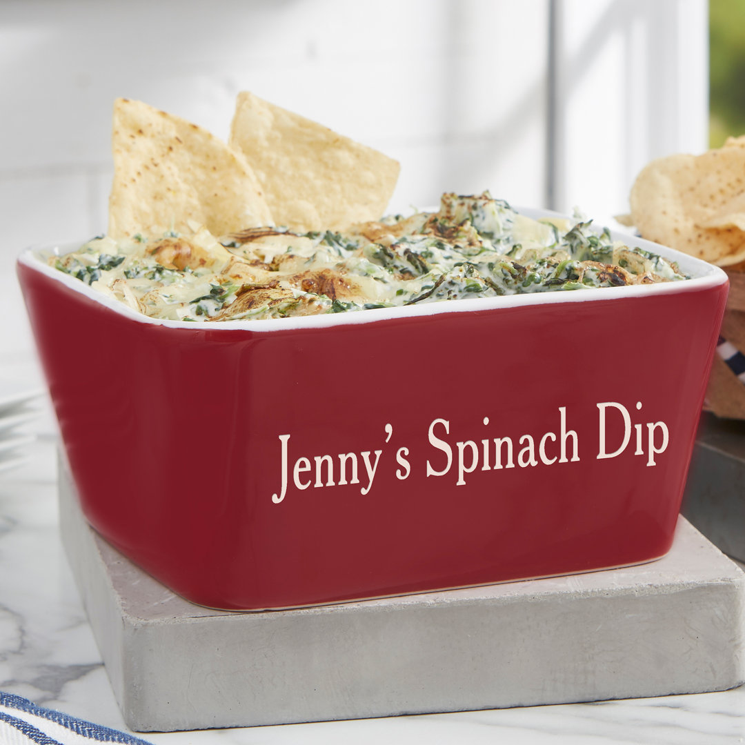 Personalized Small Classic Baking Dish Personalization Mall 