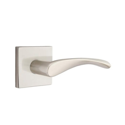 Triton Wave/Drop Passage (Hall & Closet) Door Lever with Square Rosette