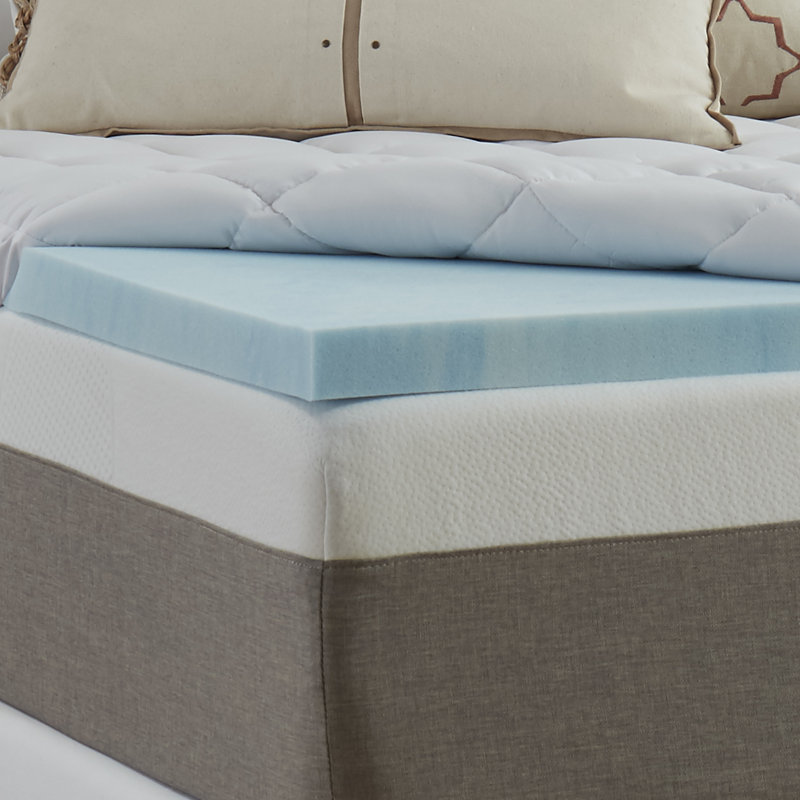 Surmatelas en mousse viscoélastique gélifiée et fibres Slumber Solutions, Très grand, 3.5"