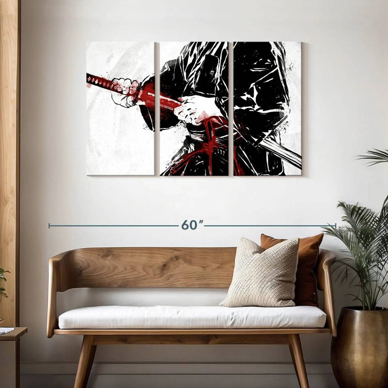 Sireci Katana Man, 28" H x 45" W