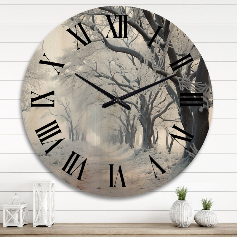 Horloge murale Winter Winter, Très grand