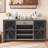 70.9" Bar Cabinet With Fridge Space-123014986