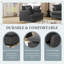 Module de canapé simple surdimensionné de 37 po pour canapé modulaire modulaire de 37 po, fauteuil en chenille à assise large avec coussins, canapé-lit moderne et confortable pour salon, appartement, chambre à coucher