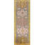 Tapis de couloir indien gris 3x8