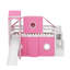 Lit mezzanine simple avec tente et tour