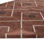 Brown & White Geometric Rug - 3'6" x 5'6"