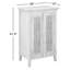Armoire d'appoint en bois massif à 2 portes de 41,5 po de hauteur Nyles
