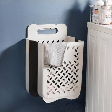 Umber Rea Wall-Hanging Collapsible Laundry Basket