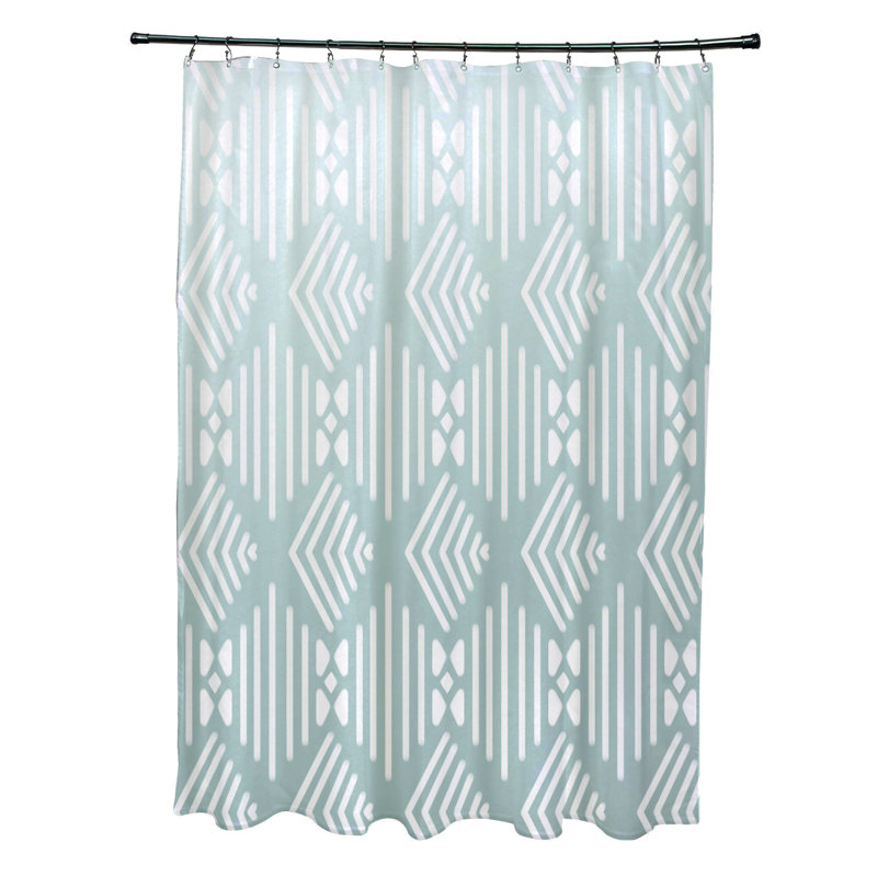 Floral Shower Curtain, Seaside