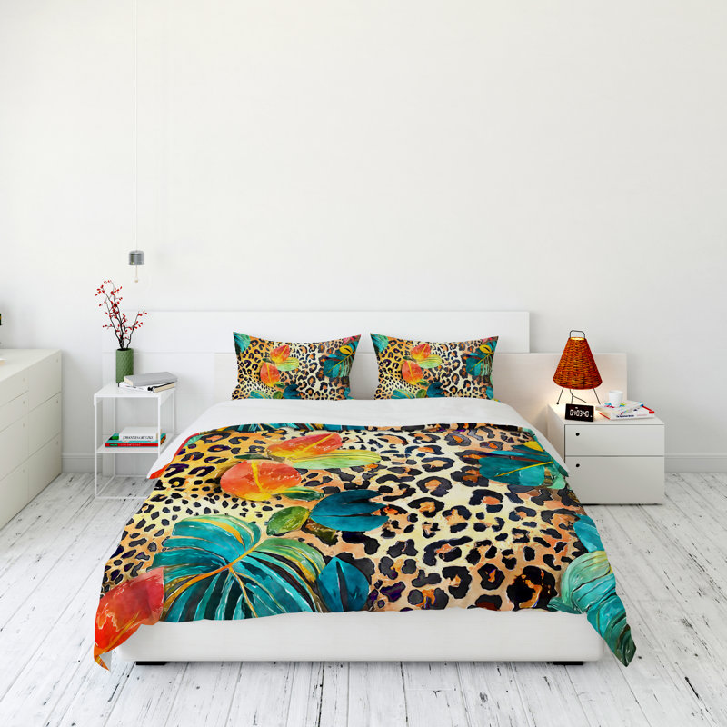 Modern & Contemporary Polyester Duvet Cover, Queen Duvet Cover + 2 Queen Shams