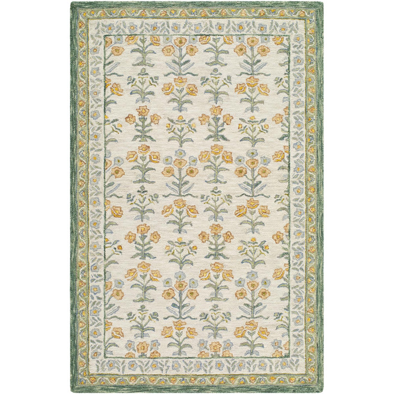 Tapis fait à la main Manor, Rectangulaire 2 pi x 3 pi