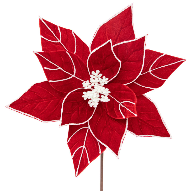 20'' Fabric Plants & Flowers Pick