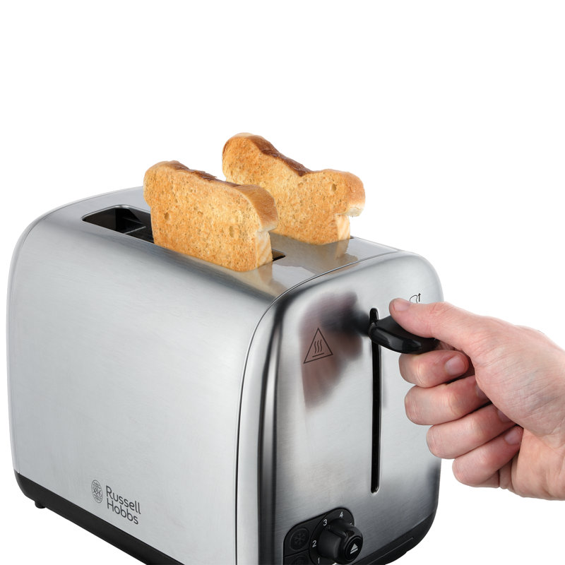 Russell Hobbs 2 Slice Stainless Steel Toaster Brushed & Polished
