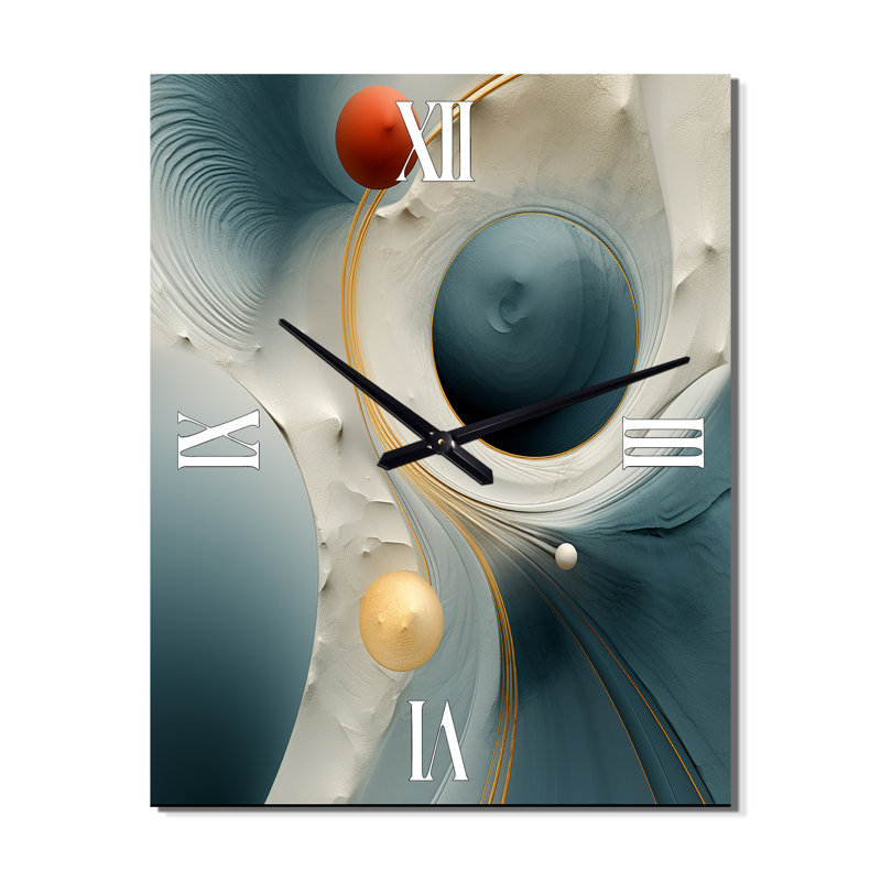 Horloge murale Spiral Miracle of Cosmic Delight, Moyen