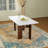 Dining Set Mid-Century Modern Wooden Table & Upholstered Chair Set For Home, Kitchen, Dining Room-1109171714-1109077636