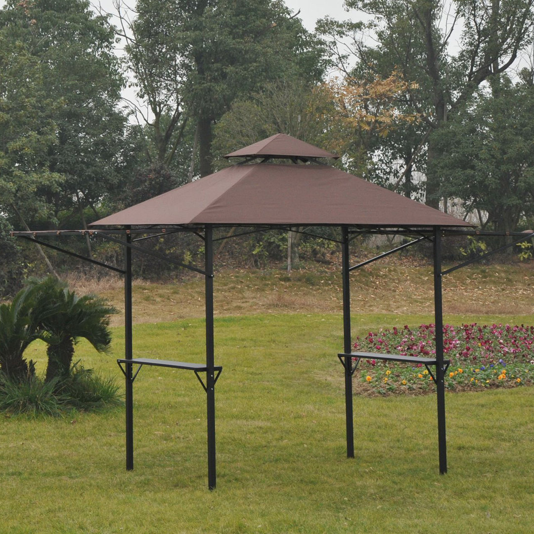 Velasco 1.5m x 2.5m Metal BBQ Gazebo