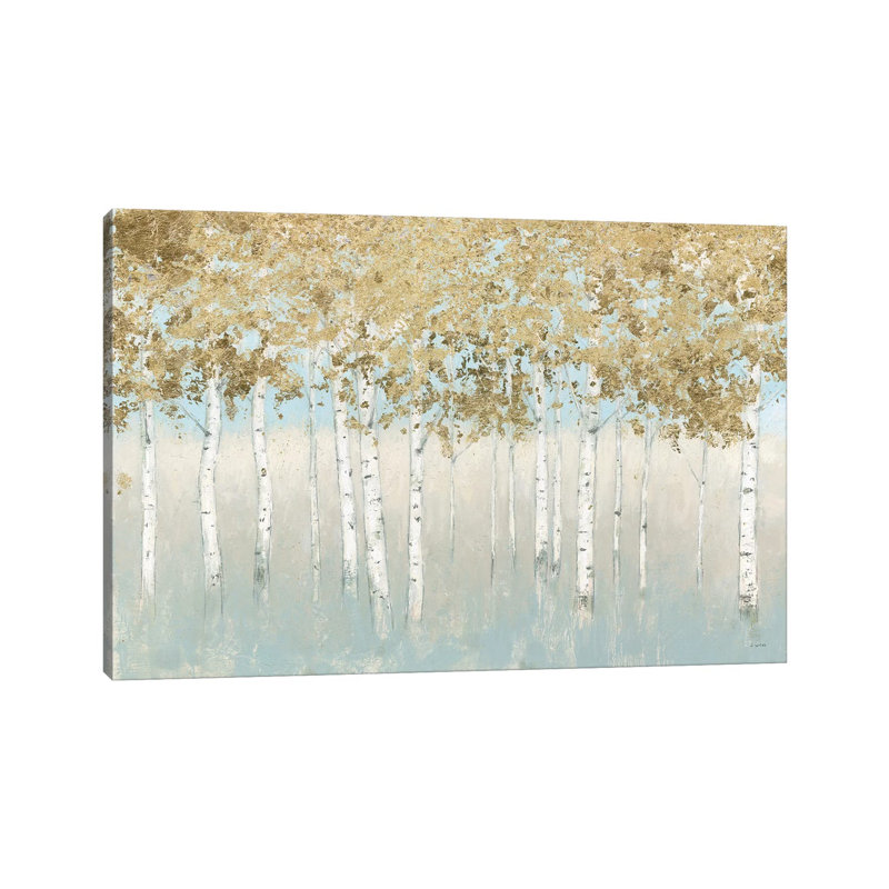 Shimmering Forest by James Wiens - Wrapped Canvas Painting, 66.04 cm H x 45.72 cm W x 1.91 cm D