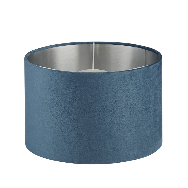 Drum Velvet, 18cm H x 28cm W x 28cm D, Teal