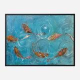 Koi Pond Print by John Beard