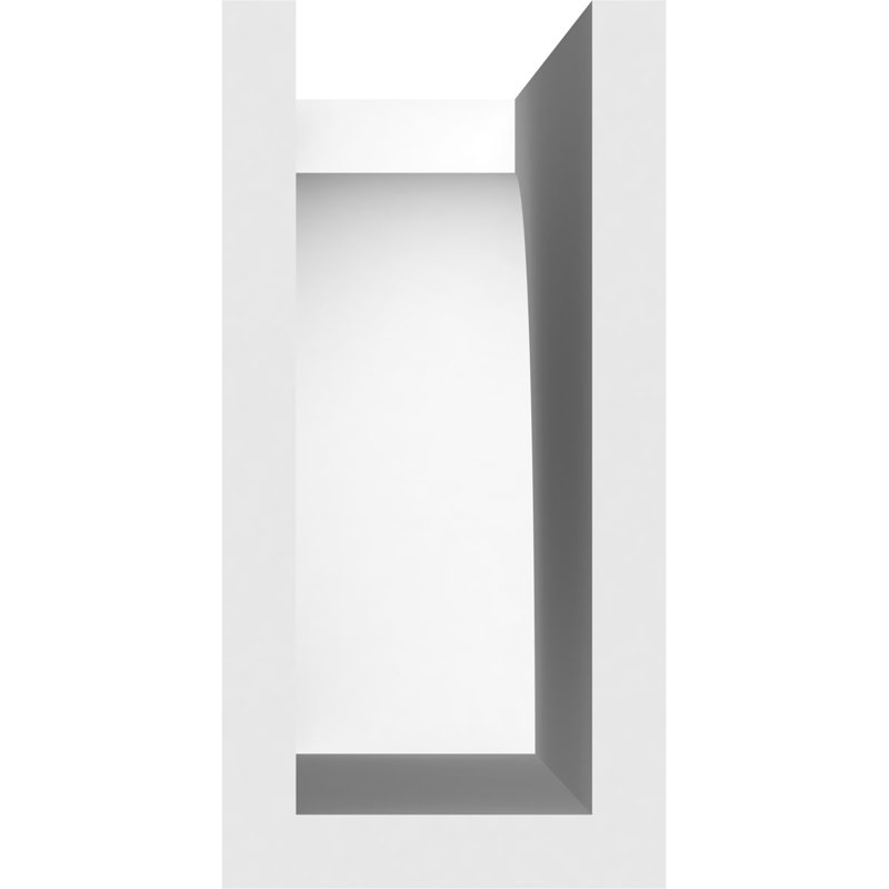 3"W x 6"H x 16"L Standard Huntington Architectural Grade PVC Rafter Tail, 6"H x 3"W x 16"D