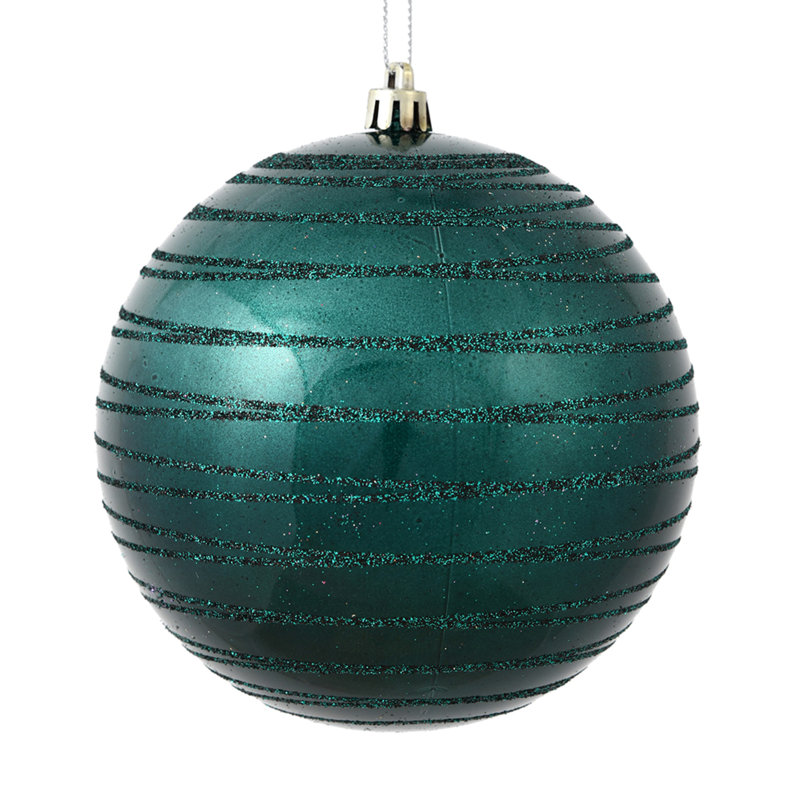 Ornement boule de bonbon, Bleu mer