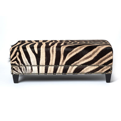 44" Genuine Hide Ottoman