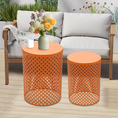 Table d'appoint en fer pour l'extérieur; Table d'appoint moderne