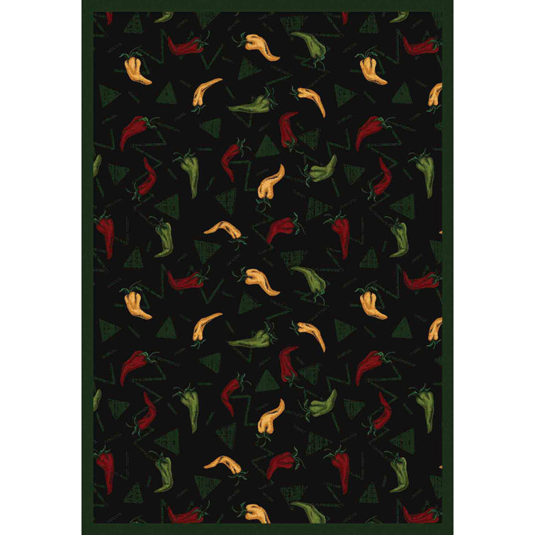 Whimsy Jalepeno Fiesta Area Rug