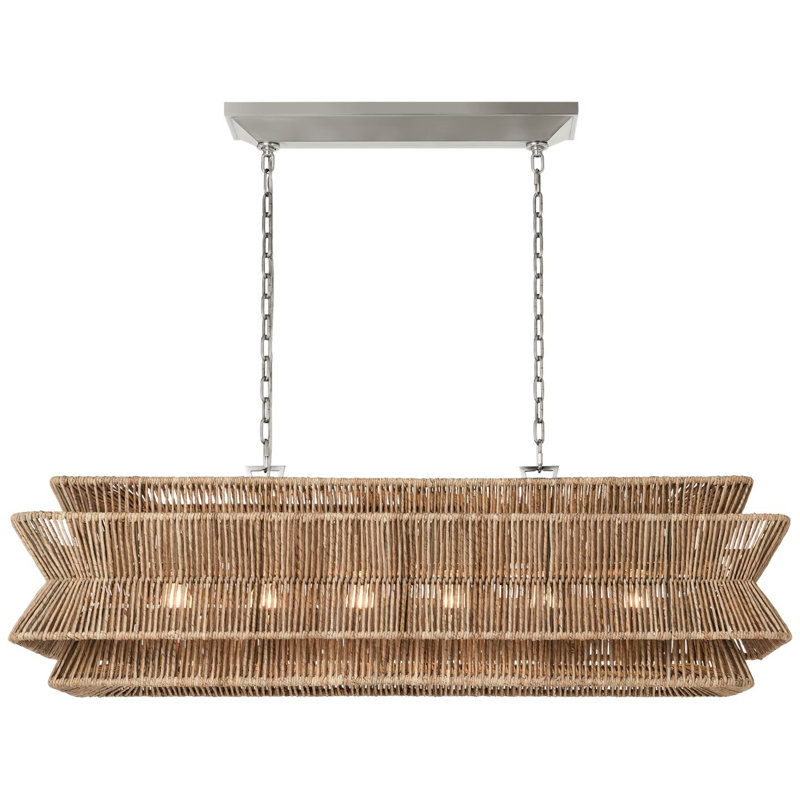 Antigua 6 - Light Pendant, Polished Nickel