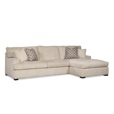Cambria 123" Wide Right Hand Facing Sofa and Chaise by Braxton Culler