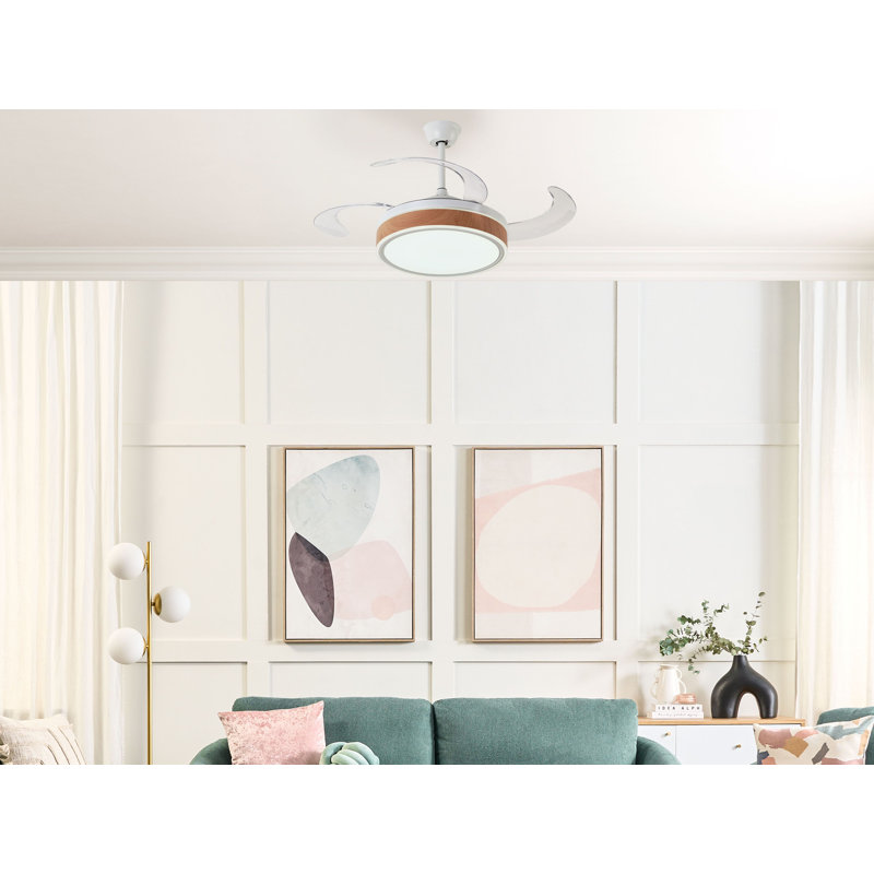 Ashae 48cm Ceiling Fan with LED Lights