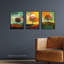 Lone Tree By Jan Harper Earthy Moody Landscape - 3 Piece No Frame Print Set-2072532075