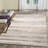 Machine Woven Polyester Area Rug in Beige-88348385