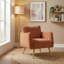 Yadkinville Upholstered Soft Touch Fabric Armchair-123627410