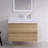 Babajide 35.5 " W Wall Mounted Wall Mounted 1 Single Vanity Bathroom Vanity With Acrylic Top-1012949086