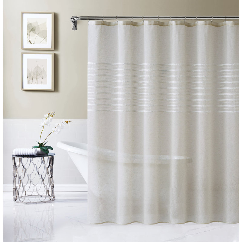 Rideau de douche Arolyn, Argent