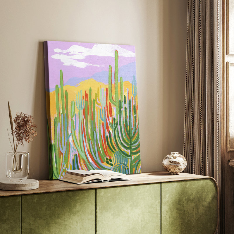 Lavande désert II - galerie Cavas sur mesure, H 48 po x l 32 po