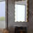Dorian 50" Metal Rectangular Wall Mirror