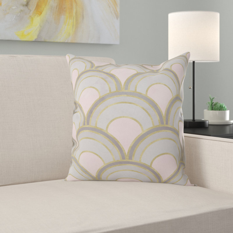 Coussin décoratif intérieur / extérieur Emanuela Carratoni, 16 po x 16 po